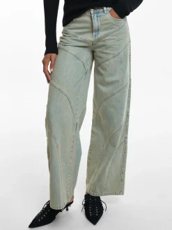 PARFOIS Pantal&oacute;n Vaquero De Tiro Medio Azul Sale