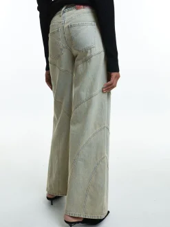PARFOIS Pantal&oacute;n Vaquero De Tiro Medio Azul Sale