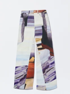 PARFOIS Pantal&oacute;n Vaquero Estampado Multicor Discount