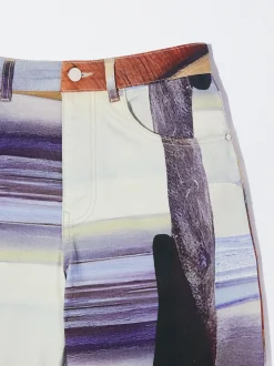 PARFOIS Pantal&oacute;n Vaquero Estampado Multicor Discount