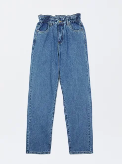 PARFOIS Pantal&oacute;n Vaquero Paperbag Azul Outlet