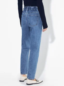 PARFOIS Pantal&oacute;n Vaquero Paperbag Azul Outlet