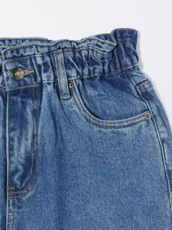 PARFOIS Pantal&oacute;n Vaquero Paperbag Azul Outlet
