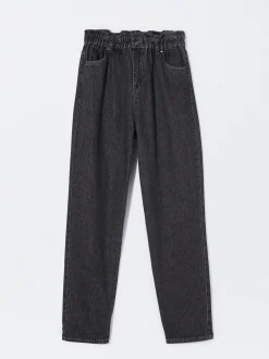 PARFOIS Pantal&oacute;n Vaquero Paperbag Gris New