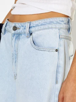 PARFOIS Pantal&oacute;n Vaquero Wide Leg Azul Best