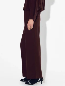 PARFOIS Pantal&oacute;n Wide Leg Con Lyocell Burdeos Hot