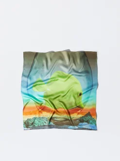 PARFOIS Pa&ntilde;uelo Con Estampado De Pez Multicor Flash Sale