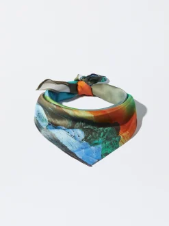 PARFOIS Pa&ntilde;uelo Con Estampado De Pez Multicor Flash Sale