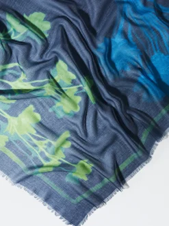 PARFOIS Pa&ntilde;uelo Con Estampado Azul Marino Shop