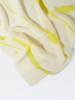 PARFOIS Pa&ntilde;uelo Con Estampado Amarillo Flash Sale