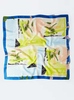 PARFOIS Pa&ntilde;uelo Cuadrado Estampado Verde Shop