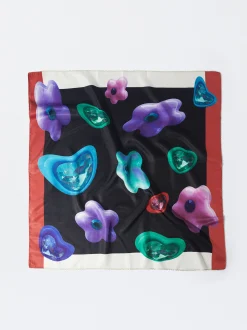 PARFOIS Pa&ntilde;uelo Cuadrado Estampado Multicor Discount