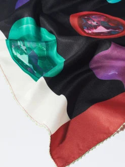 PARFOIS Pa&ntilde;uelo Cuadrado Estampado Multicor Discount