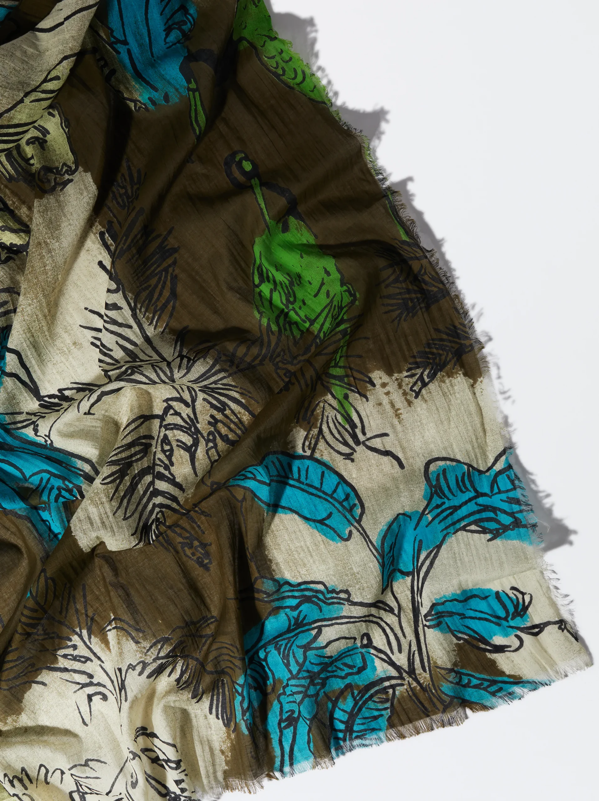 PARFOIS Pañuelo Estampado Caqui Cheap