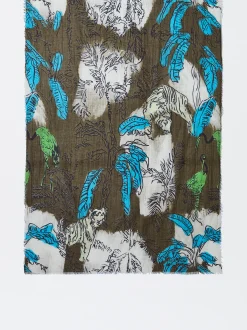 PARFOIS Pañuelo Estampado Caqui Cheap