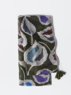 PARFOIS Pa&ntilde;uelo Estampado Caqui Cheap