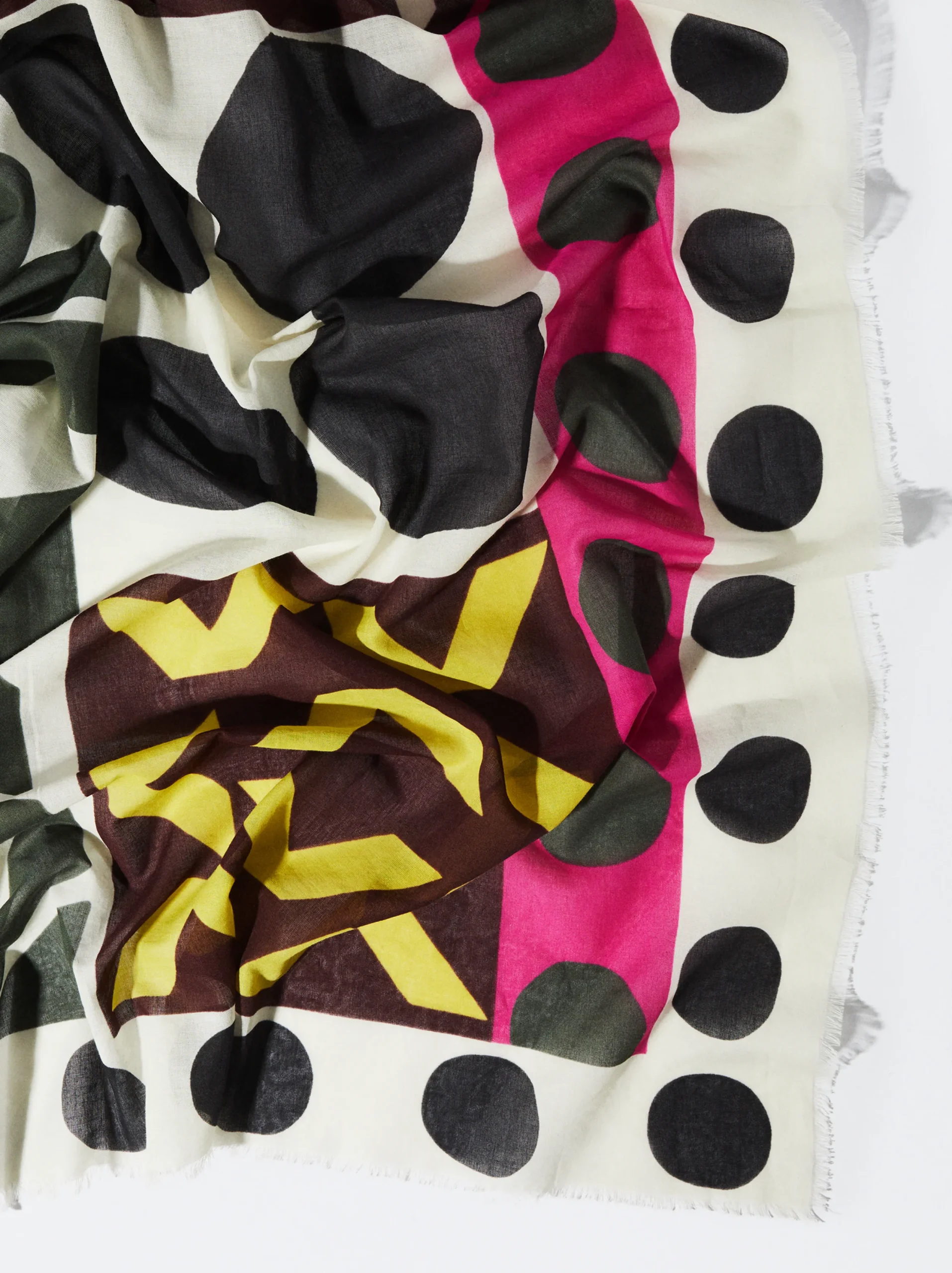 PARFOIS Pañuelo Estampado Algodón Orgánico Multicor Fashion