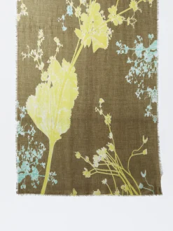 PARFOIS Pa&ntilde;uelo Estampado Floral Verde Cheap