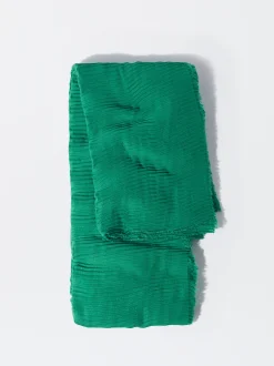 PARFOIS Pa&ntilde;uelo Plisado Verde Cheap
