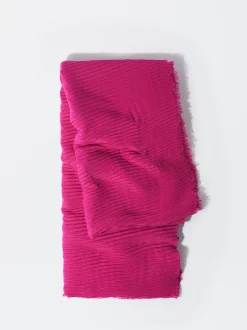 PARFOIS Pa&ntilde;uelo Plisado Fucsia Outlet