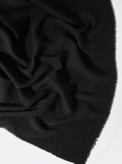 PARFOIS Pa&ntilde;uelo Plisado Negro Fashion