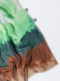 PARFOIS Pa&ntilde;uelo Tie-Dye Con Lino Multicor Fashion
