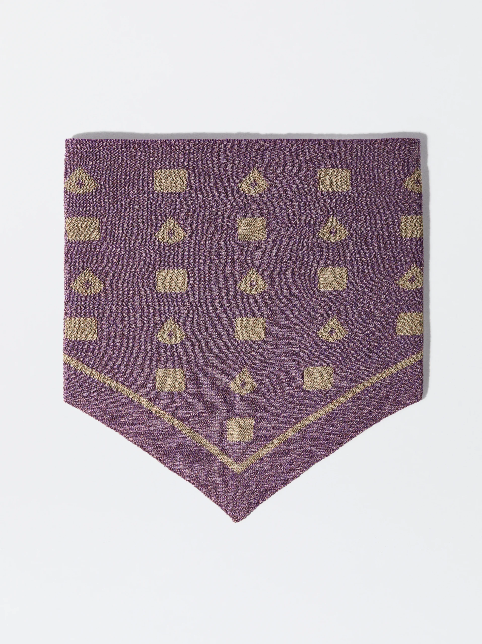 PARFOIS Pa&ntilde;uelo Tipo Diadema Tejido Metalizado Multicor Cheap