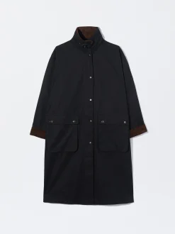 PARFOIS Parka Larga Negro Best