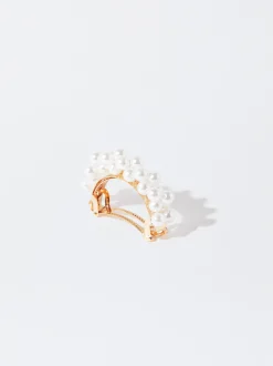 PARFOIS Pasador De Pelo Con Perlas Blanco Cheap