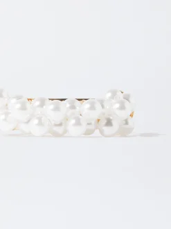 PARFOIS Pasador De Pelo Con Perlas Blanco Cheap
