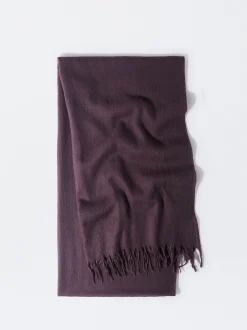 PARFOIS Pashmina 100% Lana Burdeos Online