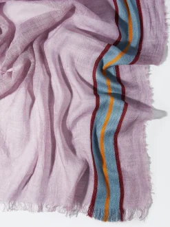 PARFOIS Pashmina Con Lana Violeta New