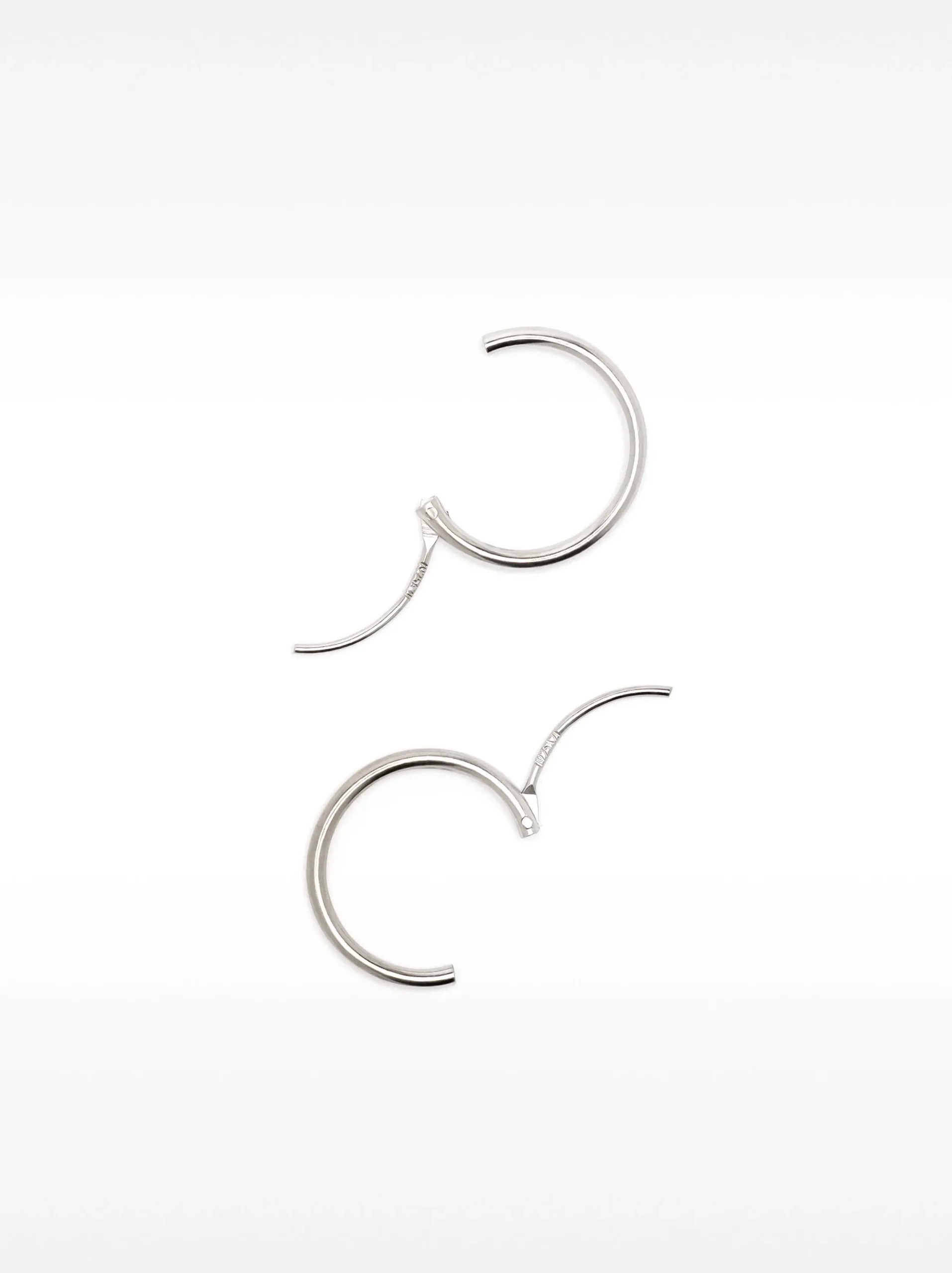 PARFOIS Pendiente De Aro Cortos De Plata 925 Plateado Online