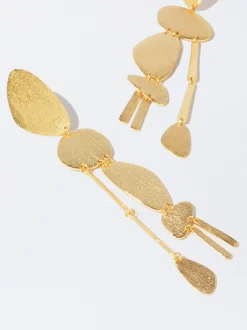 PARFOIS Pendientes Ba&ntilde;ados En Oro De 18 Quilates Dorado Outlet