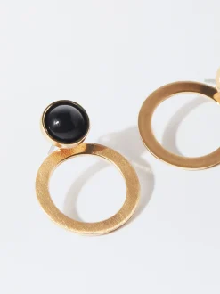 PARFOIS Pendientes Bicolor Negro Outlet