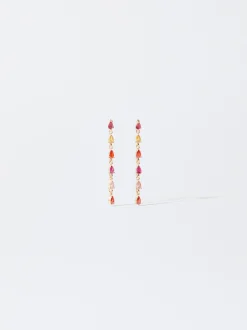 PARFOIS Pendientes Con Circonitas Multicor Clearance
