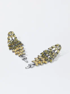 PARFOIS Pendientes Con Circonitas Multicor Store