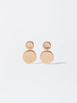 PARFOIS Pendientes Con Efecto Mate Dorado Shop