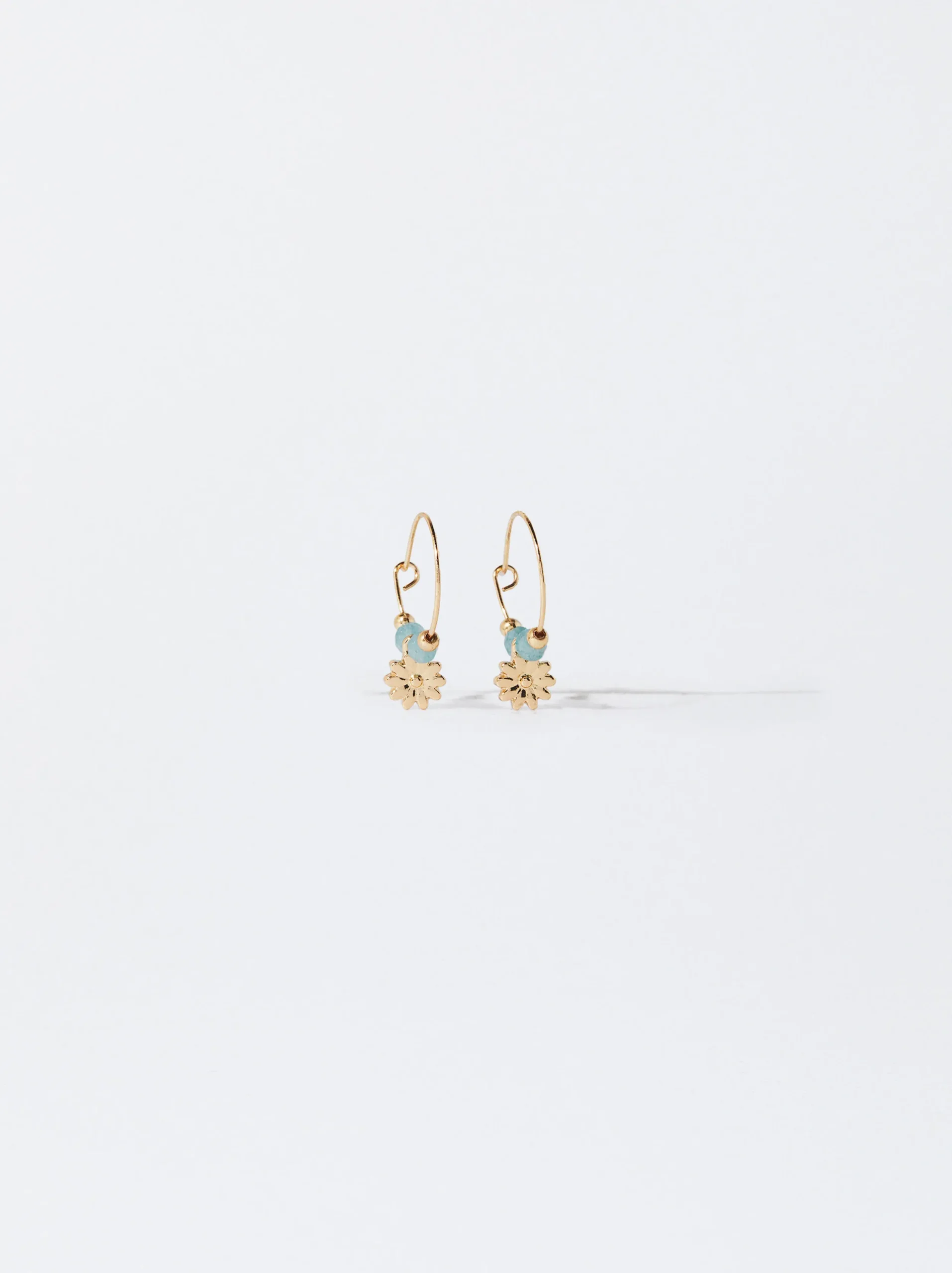 PARFOIS Pendientes Con Piedra Azul Hot