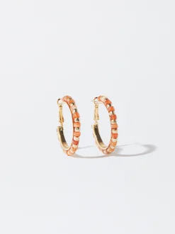 PARFOIS Pendientes Con Piedras Multicor Sale