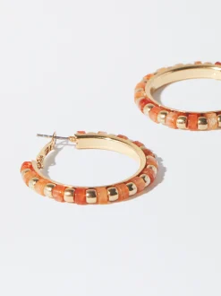 PARFOIS Pendientes Con Piedras Multicor Sale