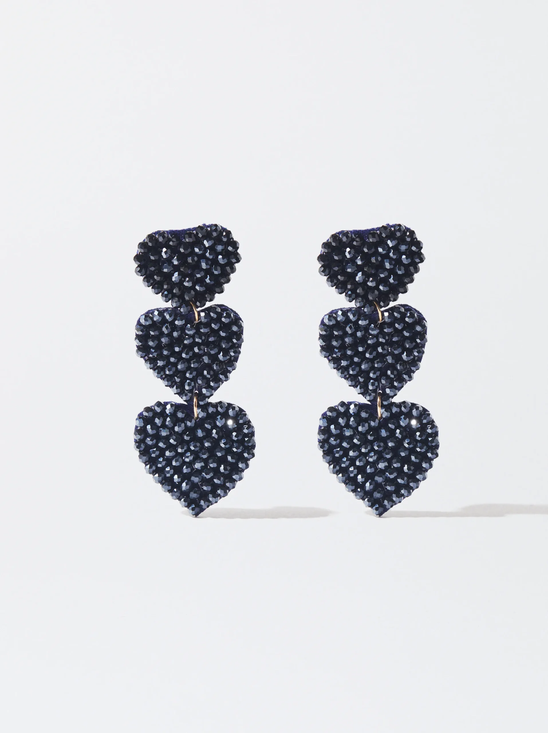 PARFOIS Pendientes Corazón Azul Best Sale