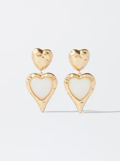 PARFOIS Pendientes Coraz&oacute;n Dorado Best Sale