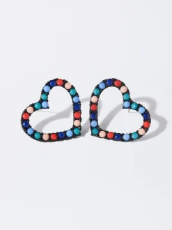 PARFOIS Pendientes Coraz&oacute;n Multicor Cheap