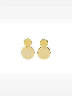 PARFOIS Pendientes Cortos C&iacute;rculos Dorado Best