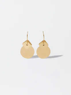 PARFOIS Pendientes De Acero s Dorado Discount