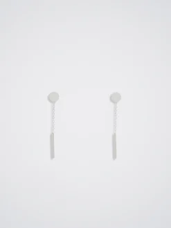 PARFOIS Pendientes De Acero s Plateado Shop
