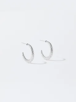 PARFOIS Pendientes De Acero s Plateado Discount