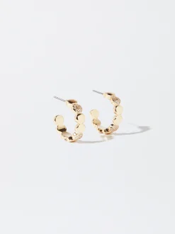 PARFOIS Pendientes De Aro s Dorado Fashion