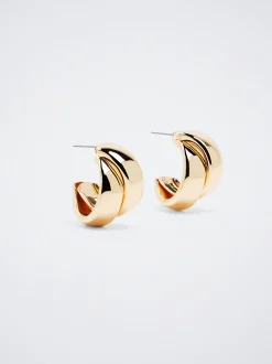PARFOIS Pendientes De Aro s Dorado Fashion